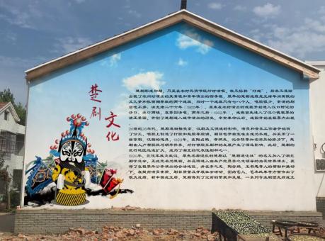 潜山如何进行墙体彩绘制作