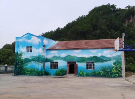  潜山彩绘墙绘一般制作的位置