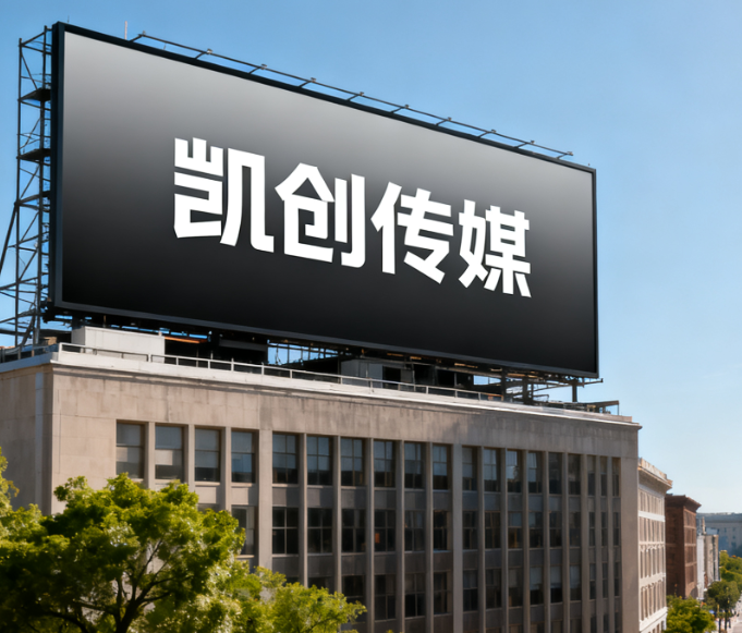  潜山户外广告牌的设计与制作
