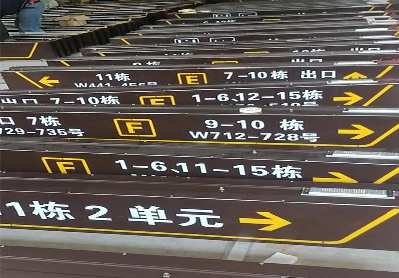  潜山广告标识中，常见的几种安装方式。