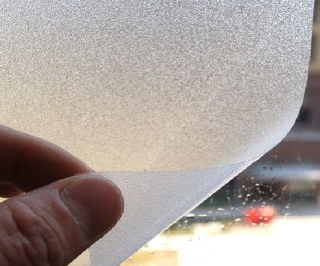  潜山玻璃门外面粘广告用什么材料好？