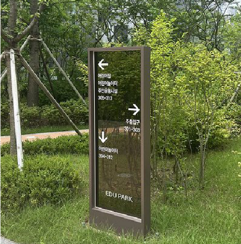  潜山园区指示牌安排到位，指路清晰，出行不迷路。